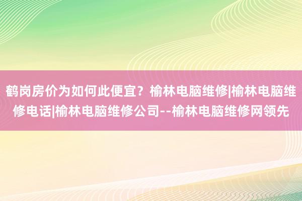 鹤岗房价为如何此便宜？榆林电脑维修|榆林电脑维修电话|榆林电脑维修公司--榆林电脑维修网领先